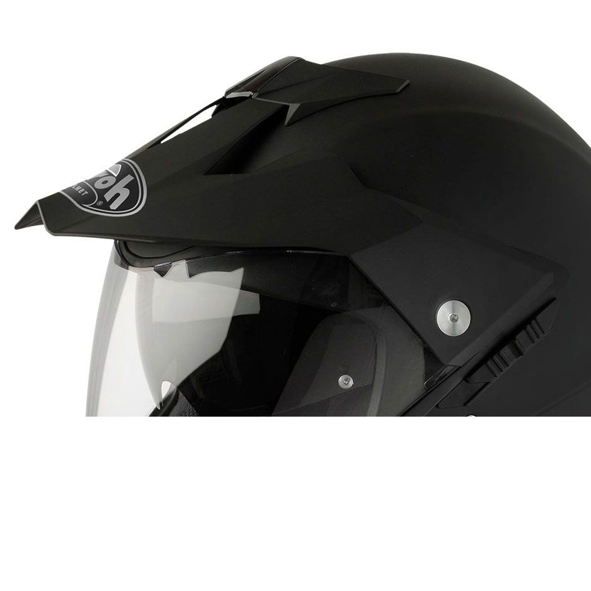 Airoh Peak S5 Motorcycle Helmet - Matte Black Full Face Helmet for Street & Racing Bikes - Lightweight & Comfortable for Long Rides & Commuting