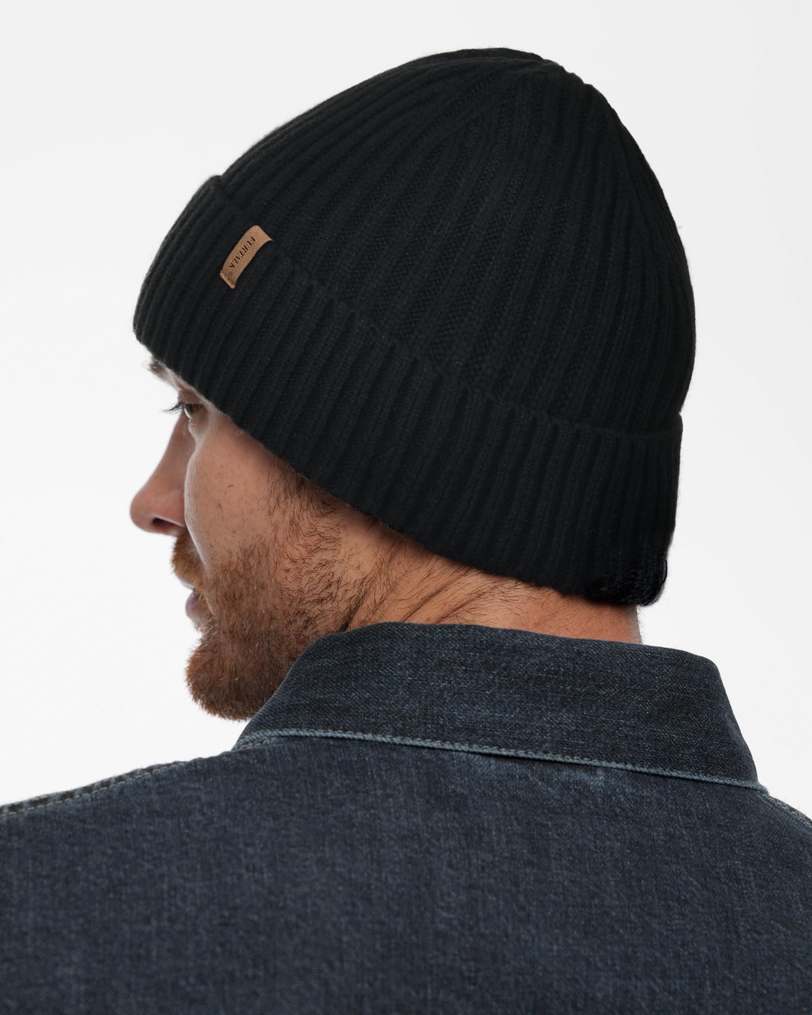 FURTALK Unisex Fleece Lined Winter Beanie Hat - Warm Thermal Knit Skull Cap for Men & Women | Perfect for Skiing, Snowboarding & Cold Weather Activities