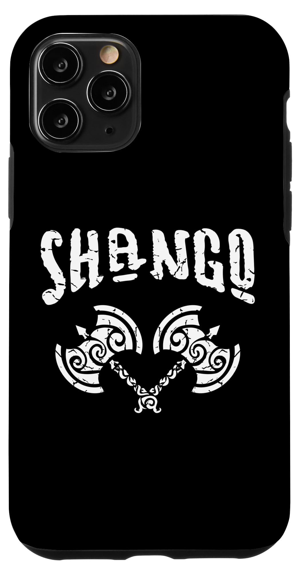 iPhone 11 Pro Case - Premium Protective Cover with Shango Xango Yoruba Religious Design - Perfect for Spiritual Protection & Daily Use
