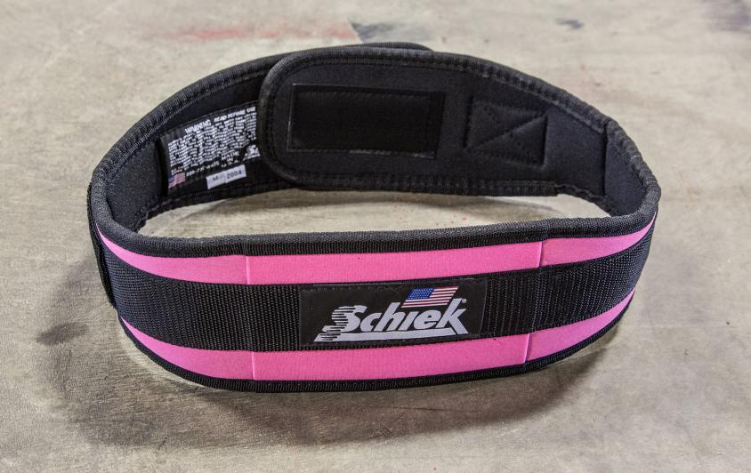 Schiek 2004 Pink Weight Lifting Belt for Women - Powerlifting & CrossFit Gym Workout Accessory - Ideal for Deadlifts, Squats & Strength Training