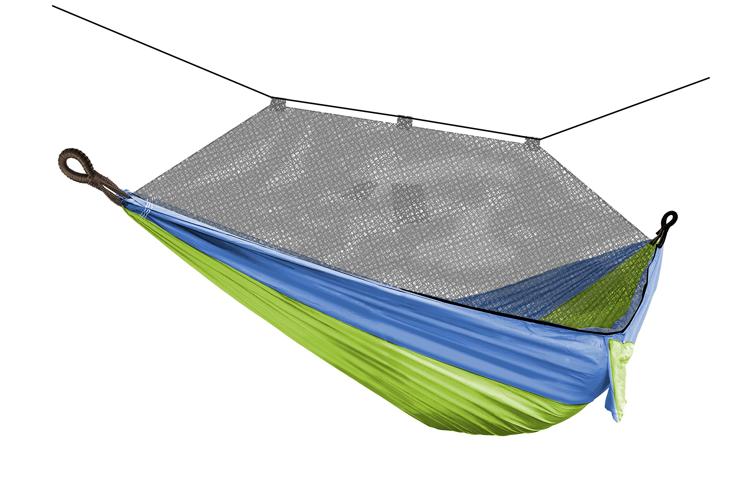 Bliss Hammocks BH-406XLS-N-MM Portable Camping Hammock with Mosquito Net & Adjustable Tree Straps - 54