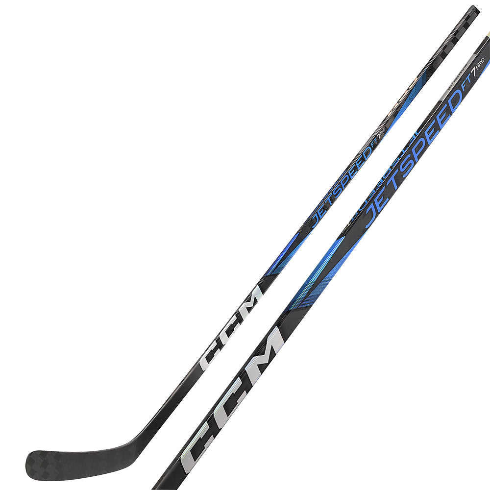 CCM Jetspeed FT7 Pro Intermediate Ice Hockey Stick - Lightweight Carbon Fiber Design for Enhanced Performance - Perfect for Competitive Play & Training Sessions