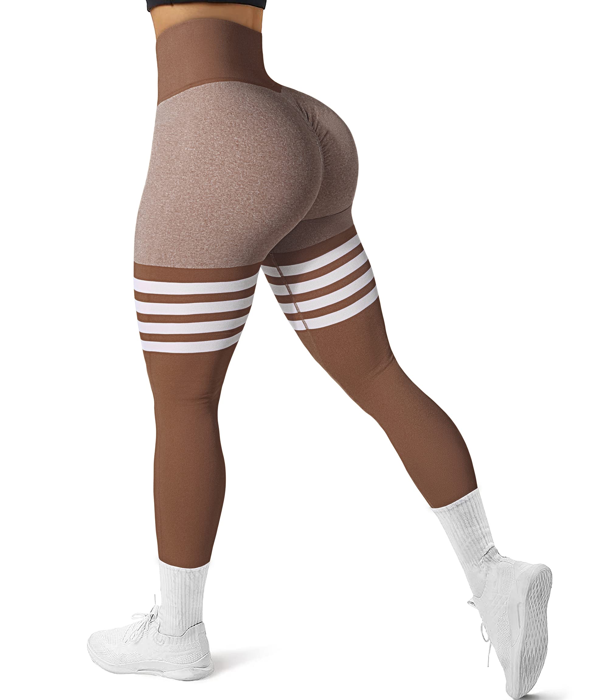 GILLYA Women's High Waisted Scrunch Butt Lifting Yoga Pants - Seamless Workout Leggings for Gym, Running & Everyday Wear