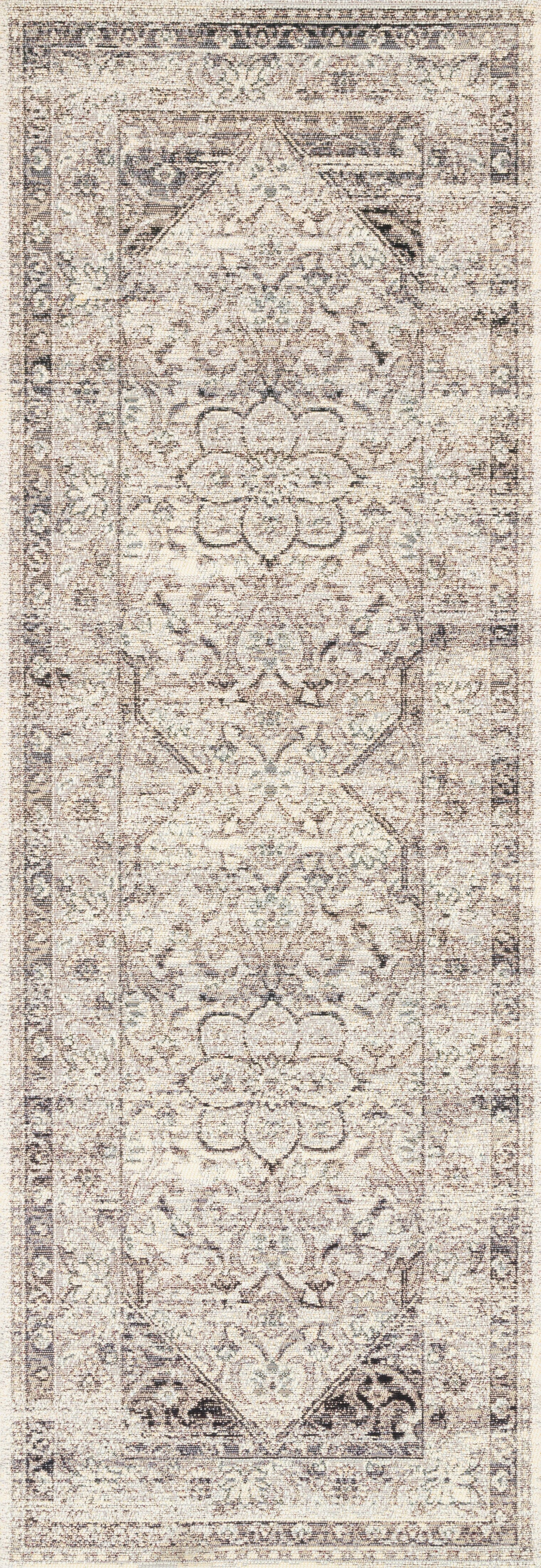 Loloi Mika Rug in Stone & Ivory - Soft & Durable Handmade Area Rug for Living Room, Bedroom & Dining Room Decor