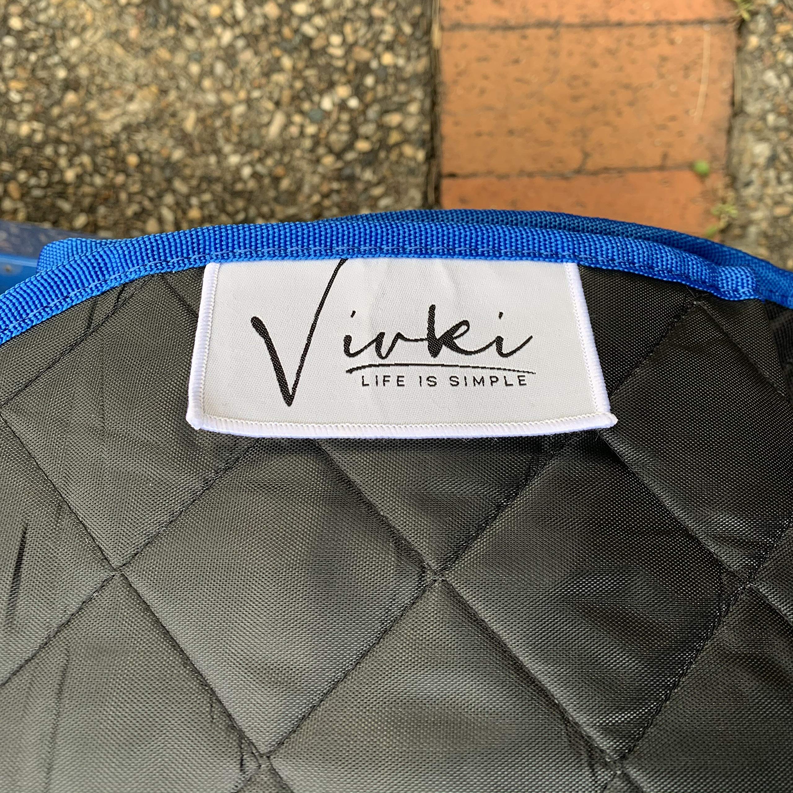 Vivki™ Luxury Dog Car Seat Cover - Heavy Duty Waterproof Pet Seat Protector with Seat Belt & Non-Slip Design for Cars, SUVs, Trucks | Perfect for Road Trips, Daily Commutes & Pet Travel Protection