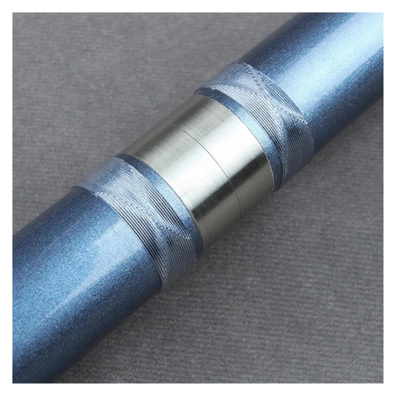 Handmade Traditional Bamboo Flute - Blue Two-Section Dizi Flute in C Key | Authentic Chinese Musical Instrument for Meditation, Yoga & Cultural Performances