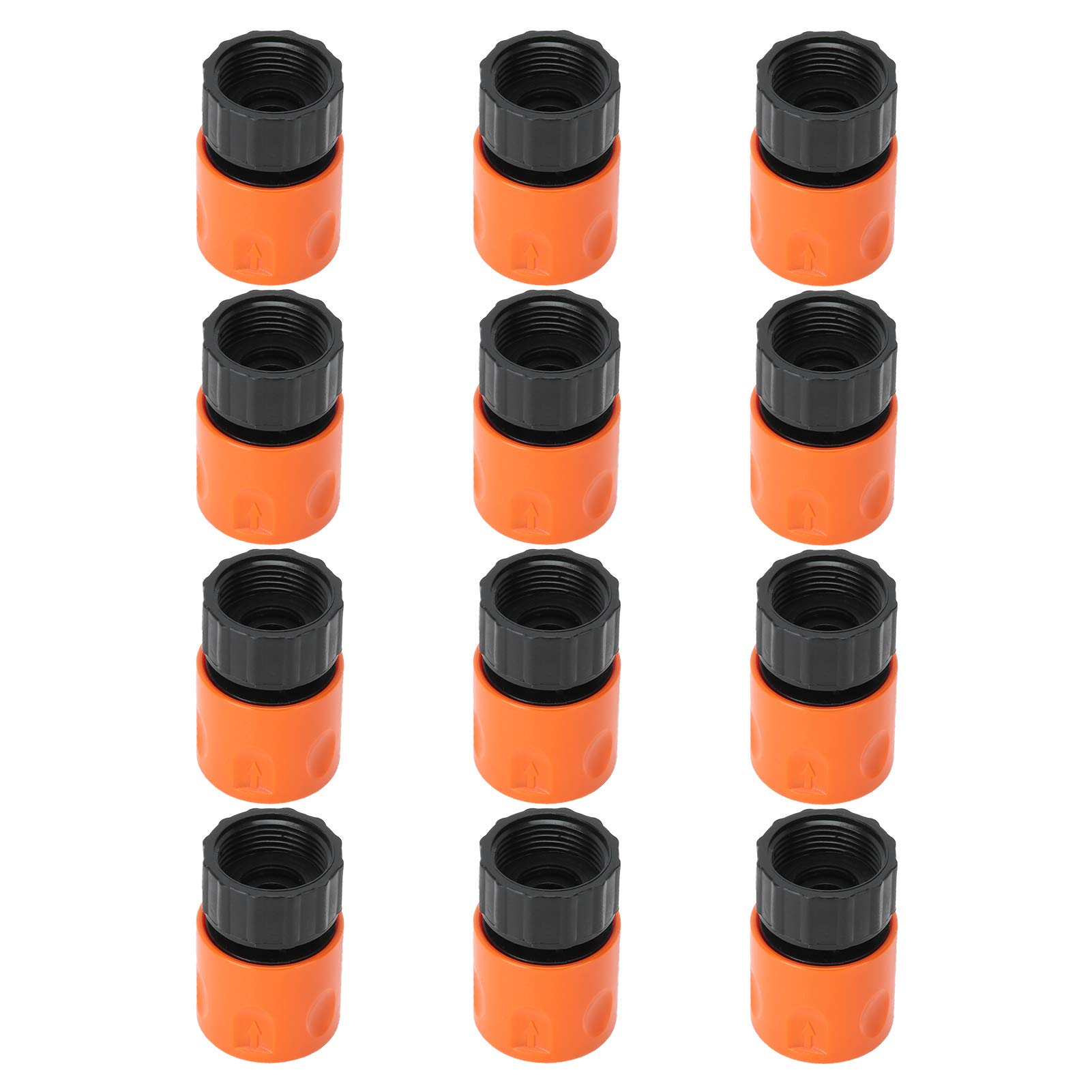 12Pcs Quick Connect Hose Couplings - G3/4