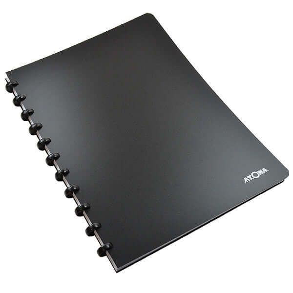 Atoma Classic Colors Polypropylene Cover Disc Bound Refillable Notebook 210x295mm - Perfect for Office, School & Creative Journaling