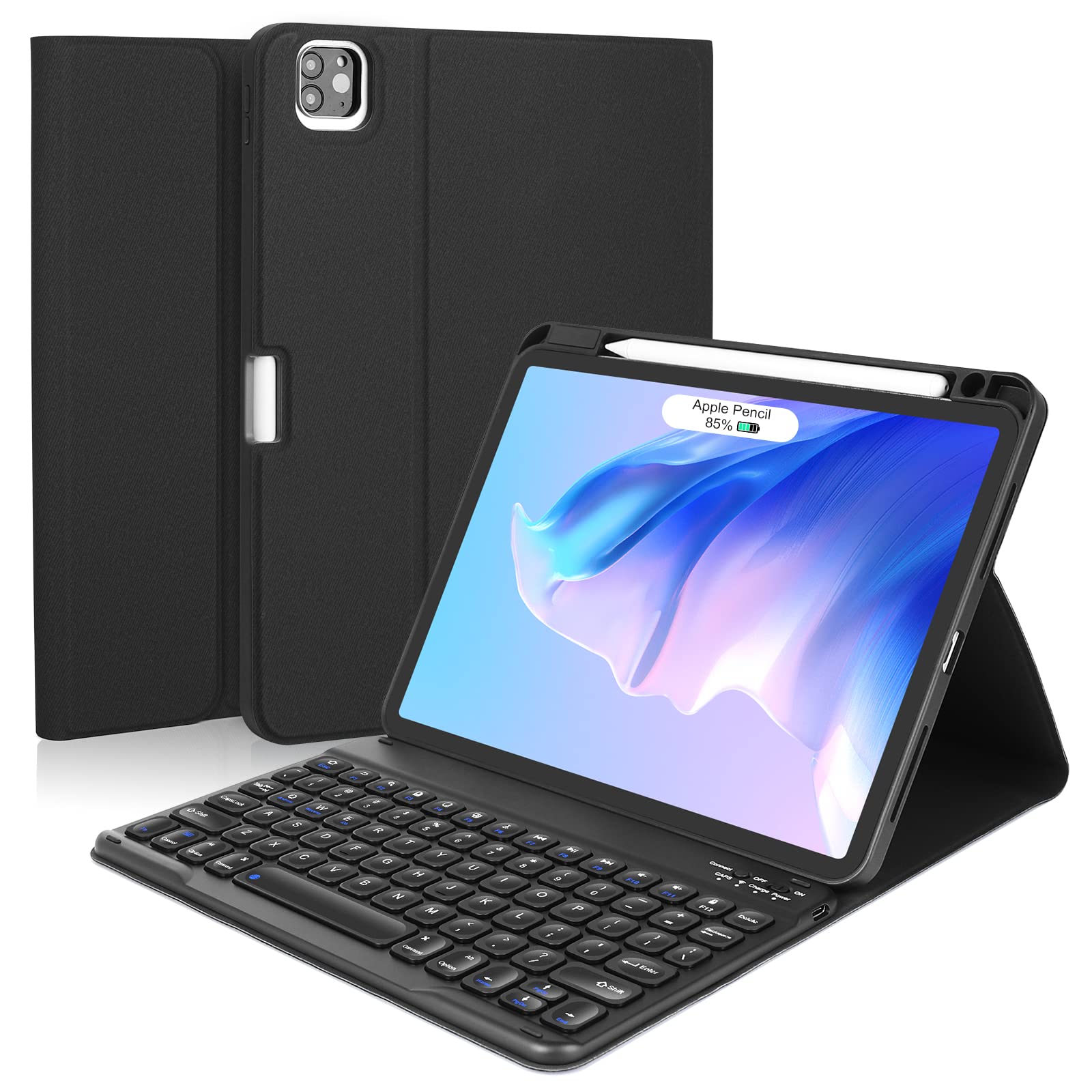 Premium Magnetic Detachable Wireless Keyboard Case for iPad Pro 11