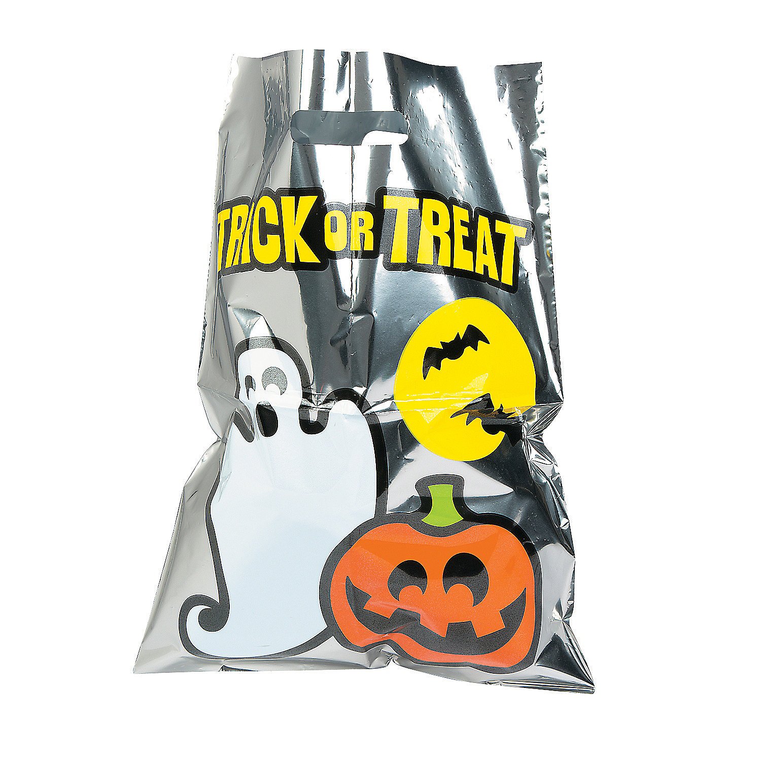 50 Pack Reflective Halloween Safety Bags - Bulk Party Supplies for Trick or Treating, School Events & Nighttime Celebrations