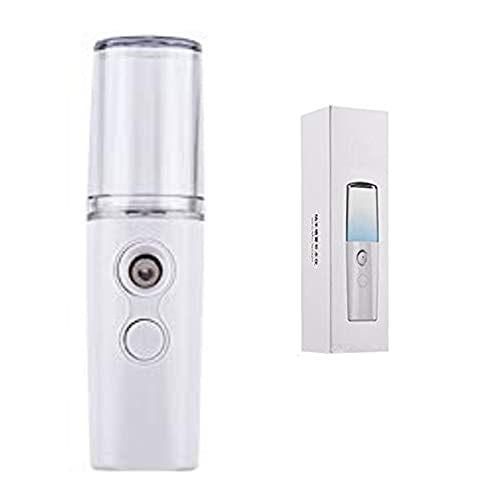 Portable Mini Nano Face Steamer - Rechargeable Facial Mist Sprayer & Nebulizer for Deep Hydration | At-Home Skin Care & Beauty Tool for Dry Skin, Spa Days & Travel Skincare Routine