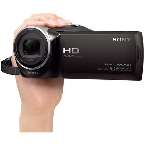 Sony HDRCX405 Full HD Handycam Camcorder with 60x Optical Zoom - Black | Perfect for Family Events, Travel Vlogging & Home Video Recording