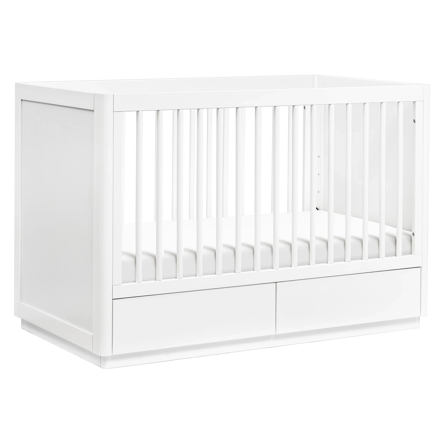 3-in-1 Convertible Baby Crib with Toddler Bed Conversion Kit - Space Saving Nursery Furniture for Small Rooms - Perfect for Newborns to Toddlers Transition