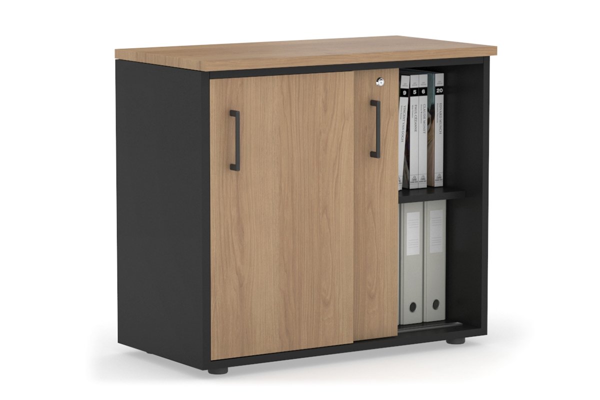 Modern 800W x 750H x 450D Sliding Door Credenza Cabinet - Stylish Storage Solution for Living Room, Bedroom or Office Organization