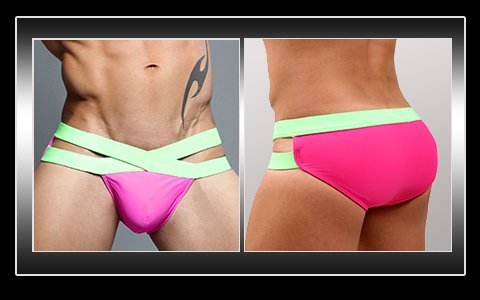 Sexy Men's Swimwear Bikini Briefs - XXX Hot Pink Swim Trunks for Beach, Pool & Summer Vacation