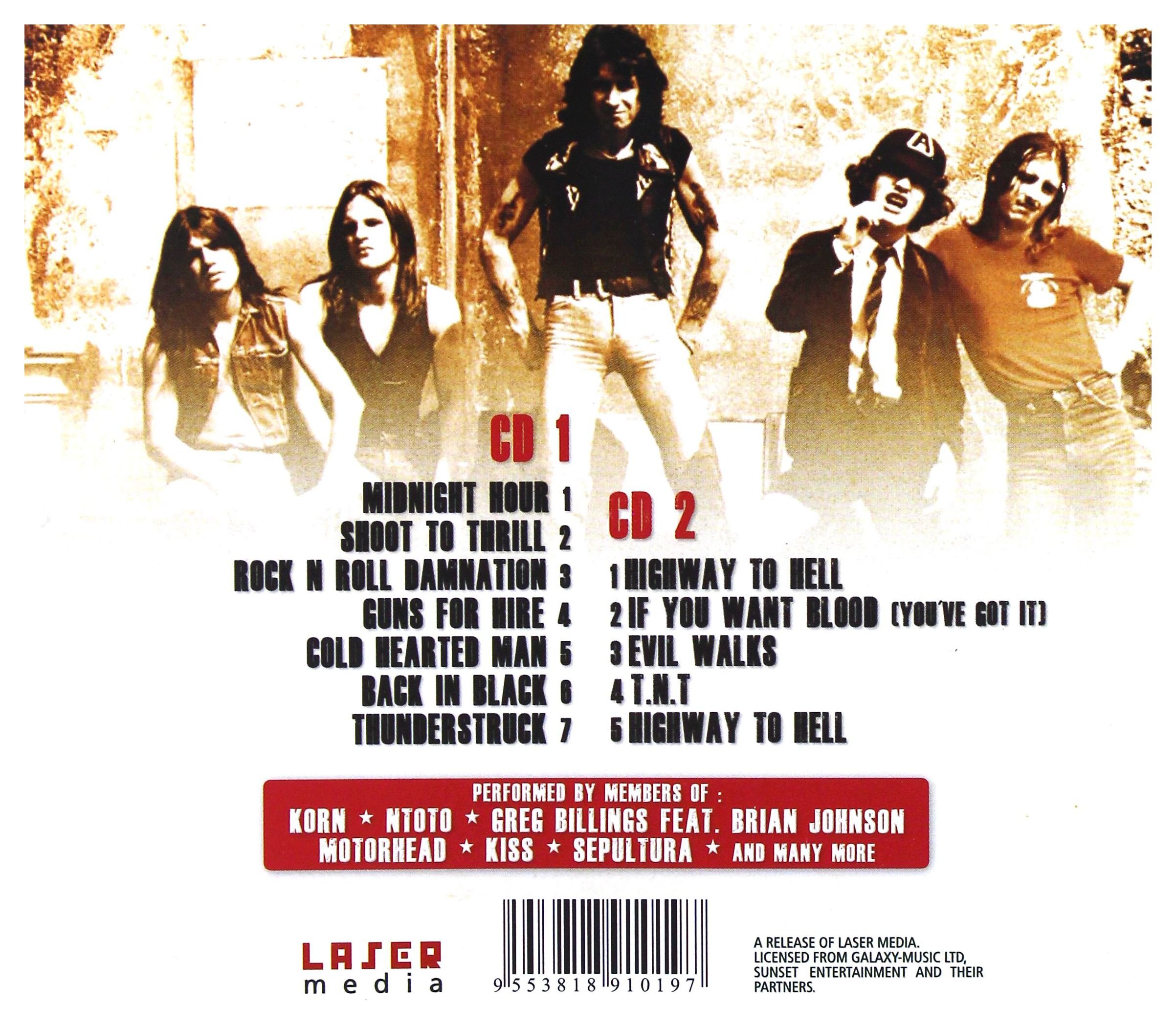 AC/DC Rock Roots Collection - Classic Rock Hits for Fans & Gifting