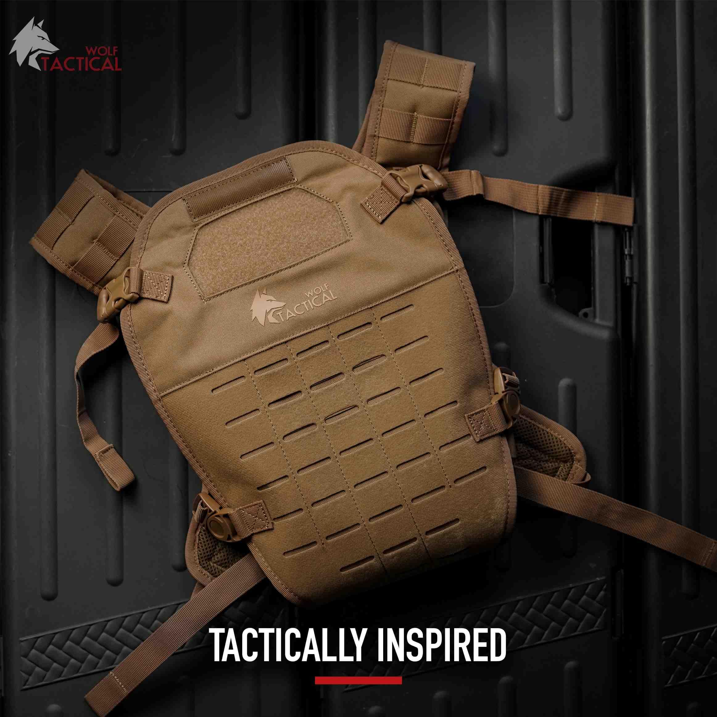WOLF TACTICAL Military-Grade Baby Carrier for Men - Adjustable Infant & Toddler Carrier for Dads - Perfect for Hiking, Travel & Outdoor Adventures