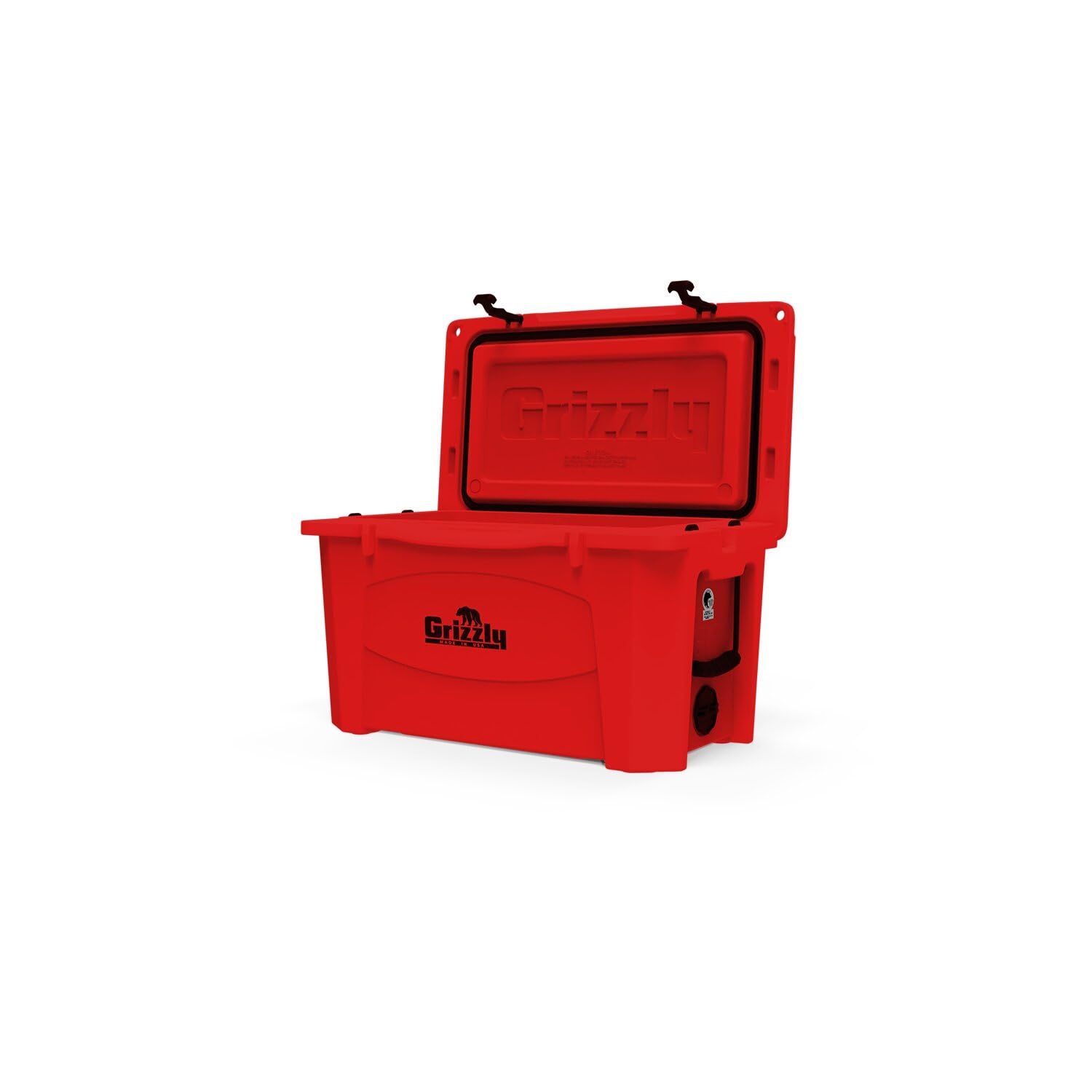 Grizzly 60 Cooler - 60 Quart Rotomolded Ice Chest with Lifetime Warranty | Heavy-Duty Insulated Cooler for Camping, Fishing, Hunting, Beach & Boat Trips | Made in USA | G60 Cooler for Outdoor Adventures & Tailgating