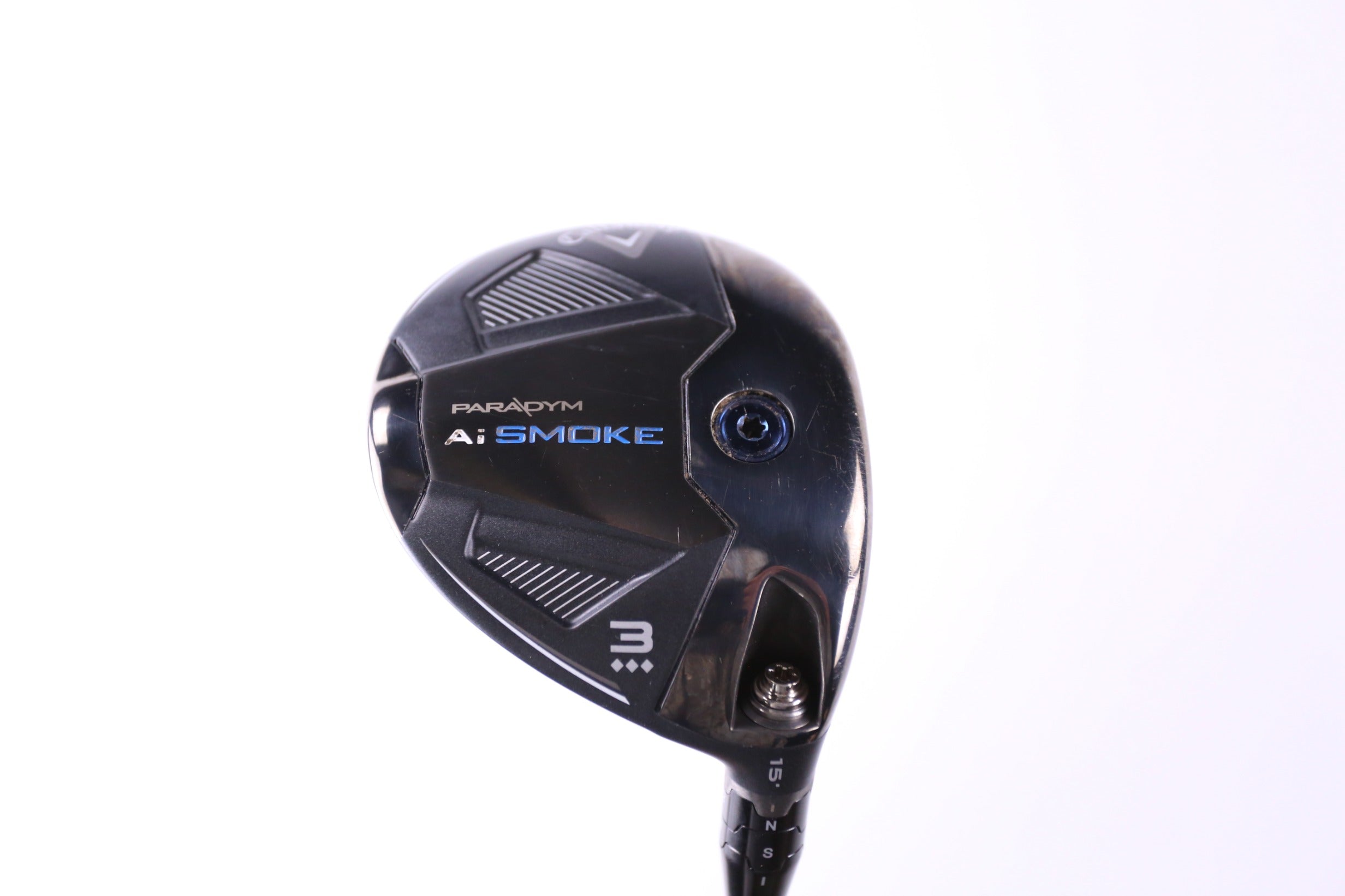 Used Callaway Paradym Ai Smoke Triple Diamond T 3 Wood Right Handed 15° Stiff Flex Golf Club - Perfect for Long Fairway Shots & Low Handicap Players