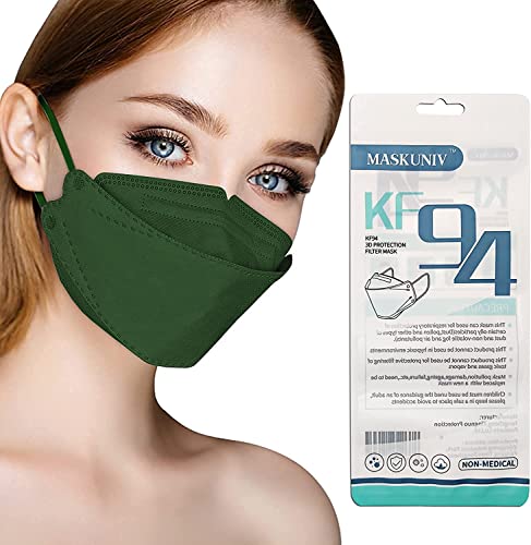 KF94 Face Mask for Adults - 3D Protective Dust Mask, 4-Ply Disposable Safety Mask for Daily Use | Ideal for Work, Travel & Public Spaces