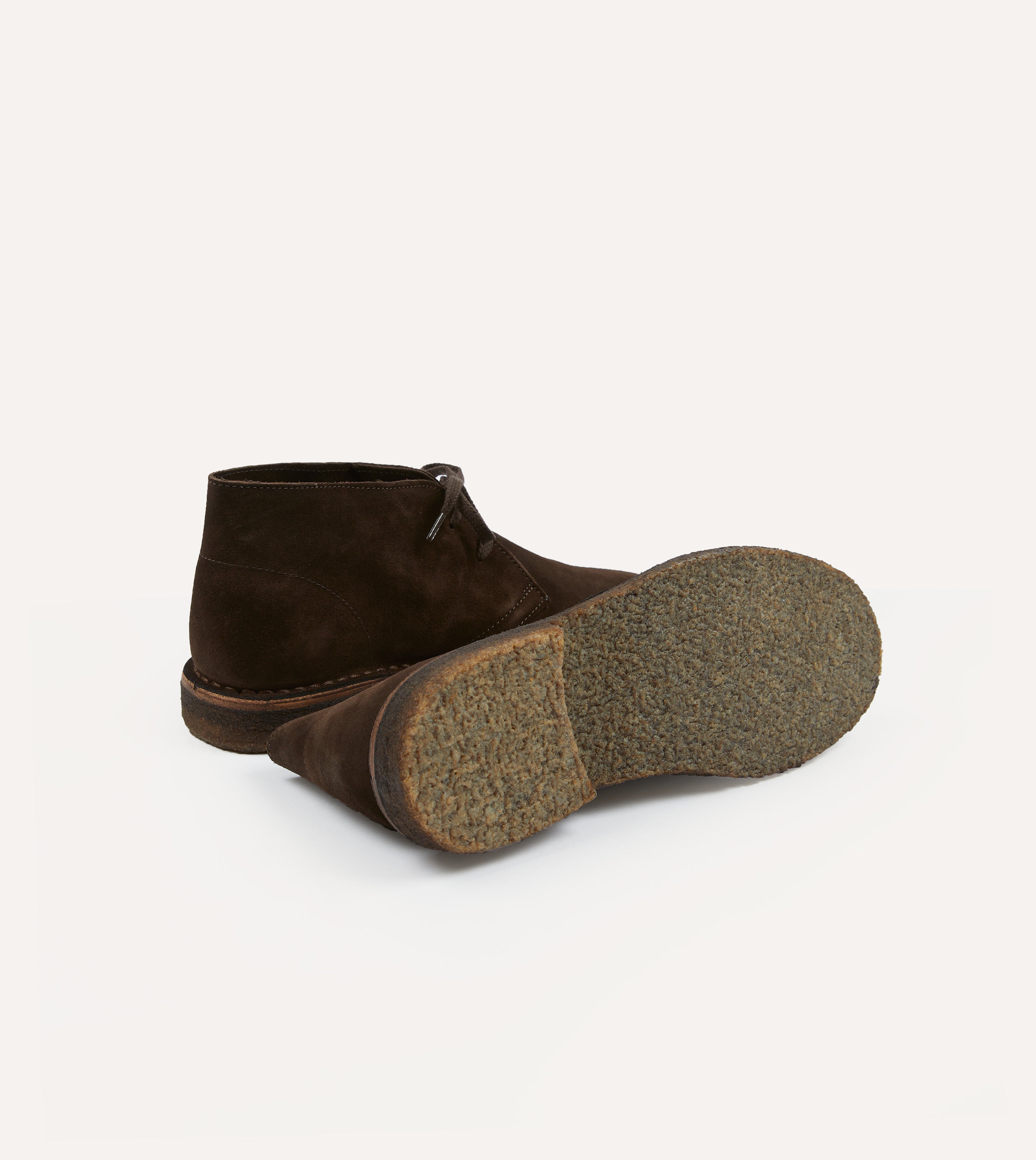 Clifford Men's Dark Brown Suede Desert Boots - Comfortable Casual Chukka Shoes for Outdoor Walking & Everyday Wear