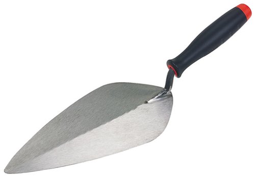 Goldblatt GB01622 12-Inch x 4-7/8-Inch Narrow London Brick Trowel - Professional Masonry Tool for Bricklaying, Pointing & Construction Work - Perfect for DIY Projects, Home Renovations & Professional Use