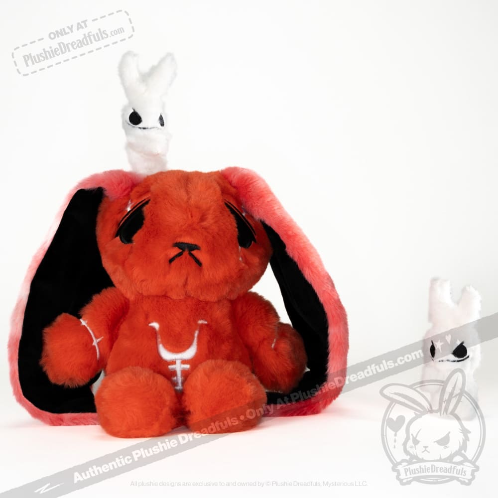 Plushie Dreadfuls Anxiety Rabbit - Soft Stuffed Animal Toy for Stress Relief & Comfort | Perfect for Anxiety Support, Therapy, and Cuddling