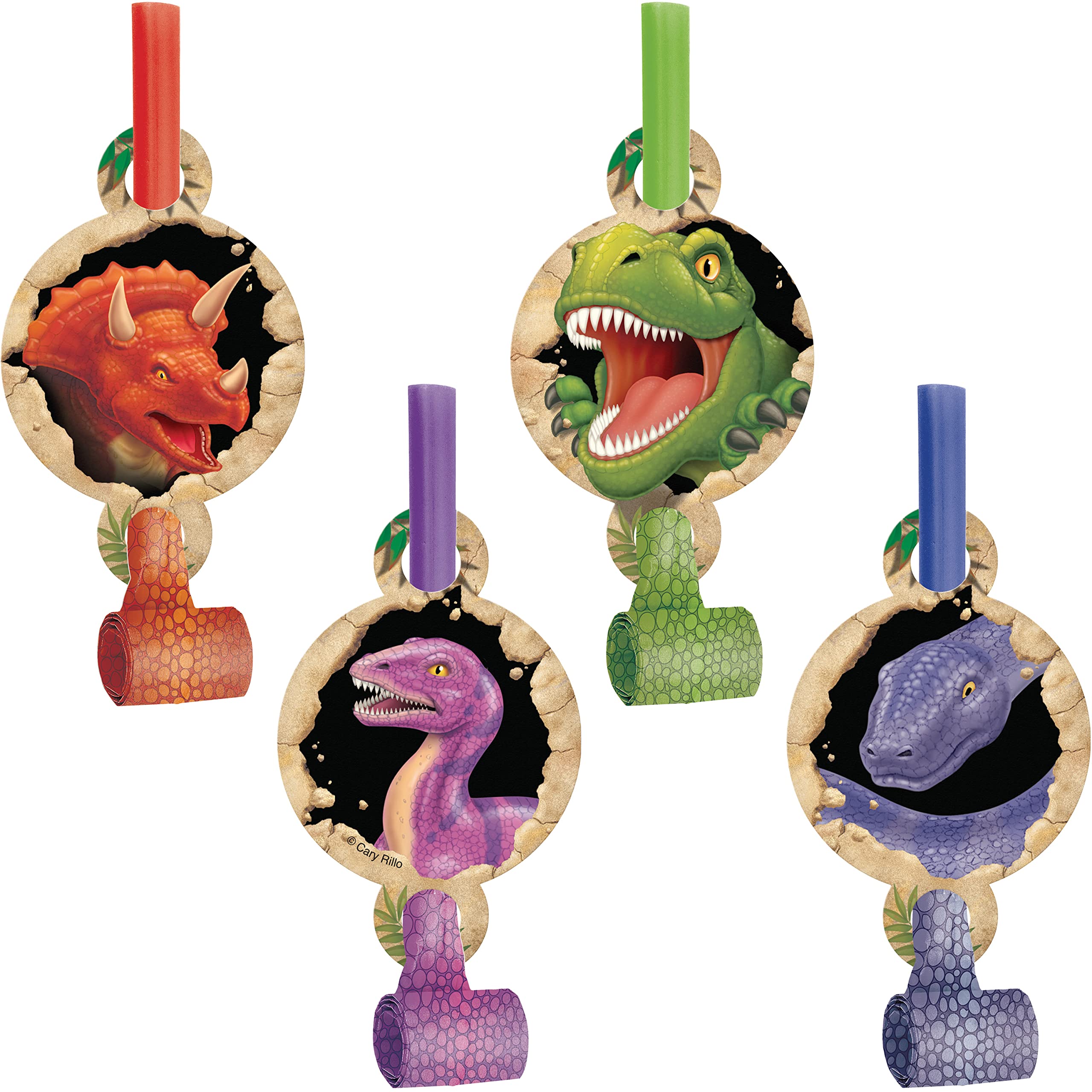Dino Blast Party Supplies for Kids - Creative Converting Dinosaur Themed Decorations, Plates, Cups & More | Perfect for Birthday Parties, Classroom Events & Jurassic Adventures