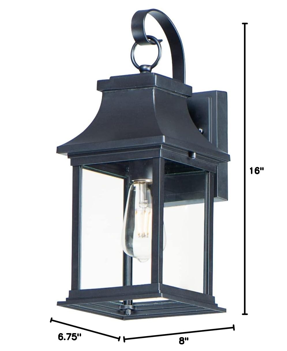 Maxim Vicksburg-1 Small Outdoor Wall Light Sconce - 6.75