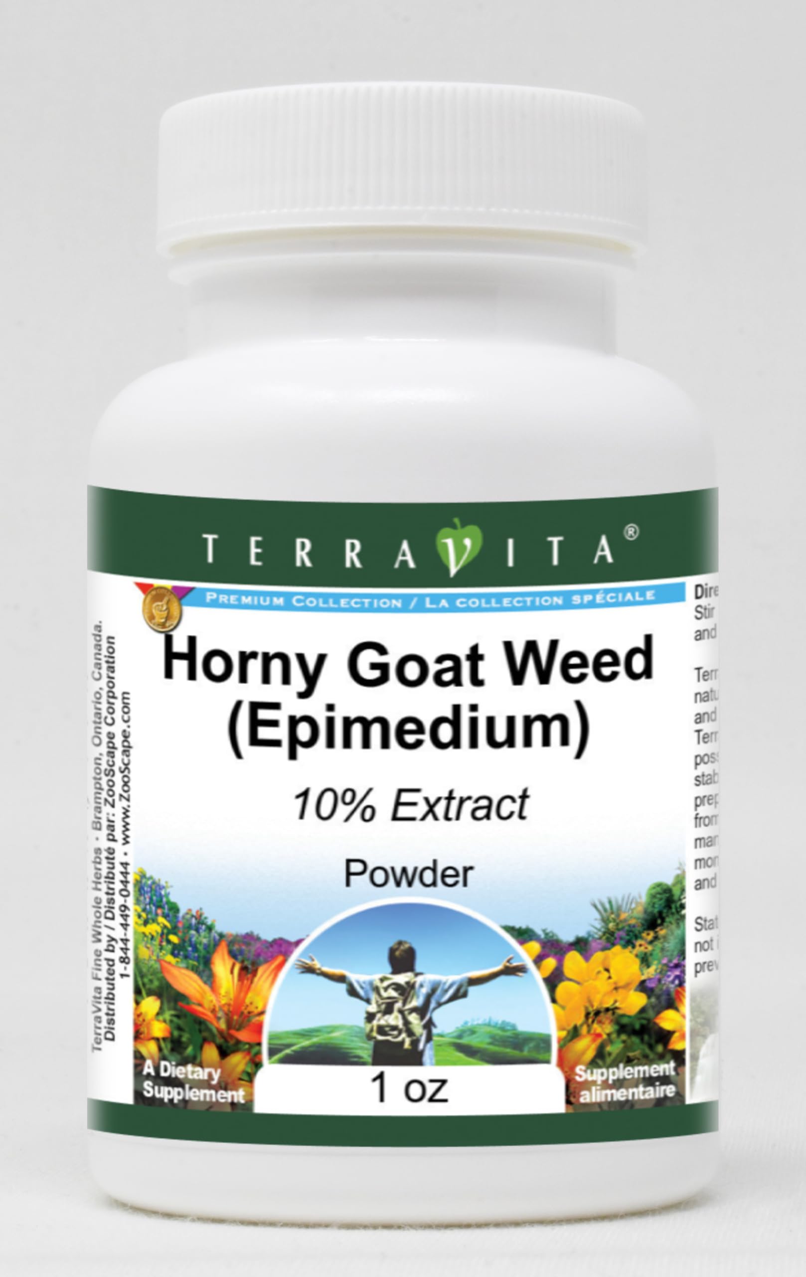 Epimedium 10% Icariin Powder - 1oz (30g) | Premium Horny Goat Weed Extract Supplement for Men's Health | Boost Energy, Libido & Performance | Gym, Workout & Daily Wellness Support
