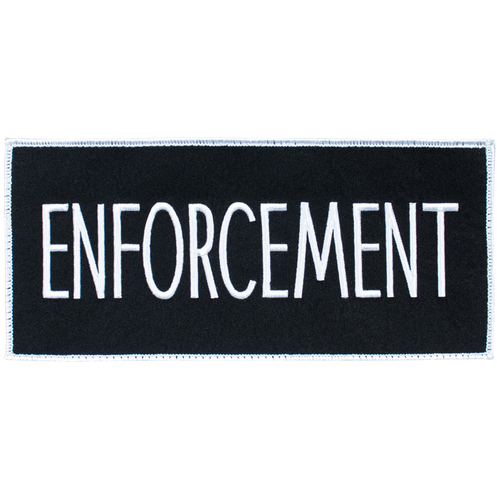 Enforcement ID Patches - 6 Pack - Custom Name & Badge Patches for Police, Security & First Responders - Perfect for Uniforms, Jackets & Tactical Gear