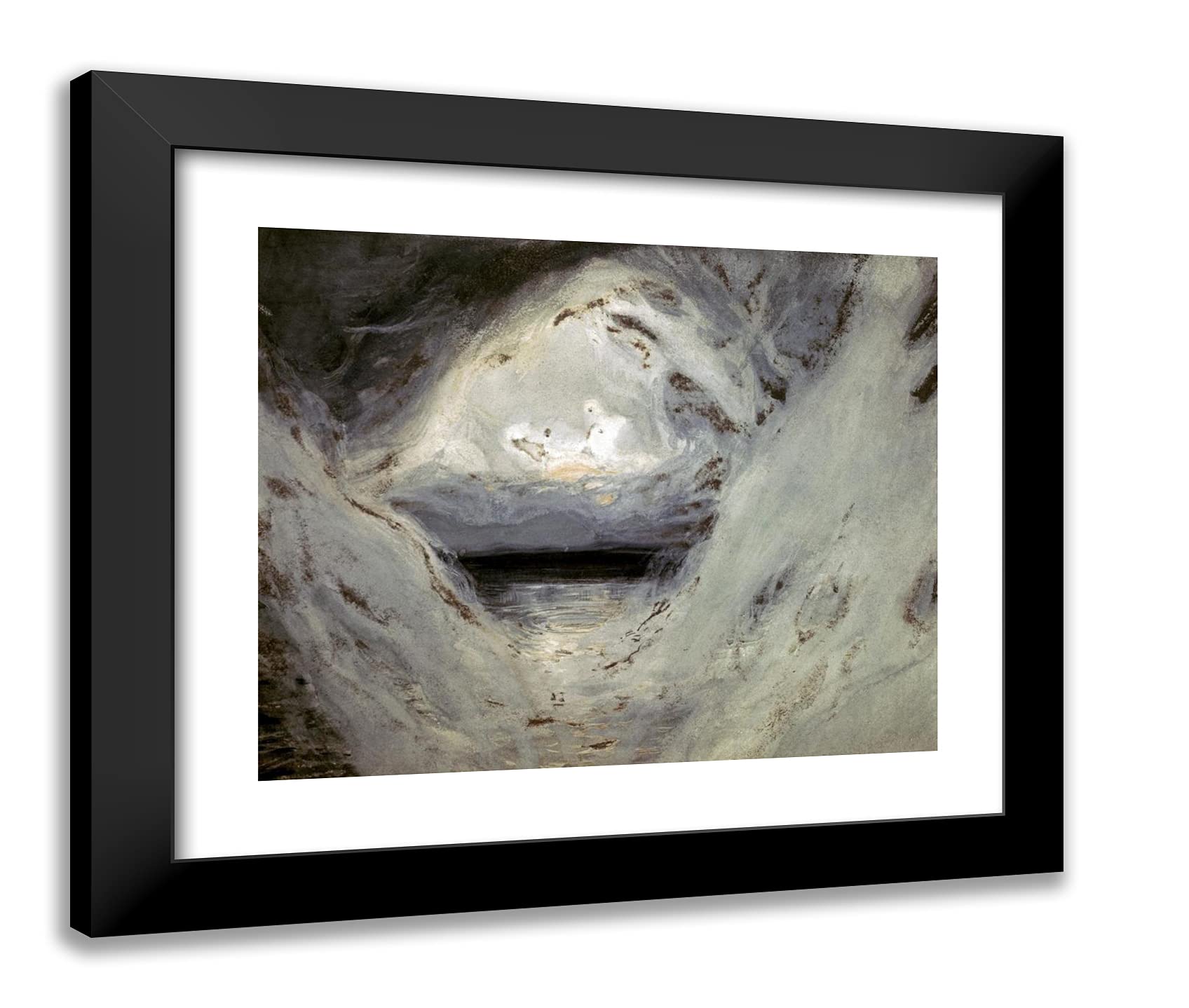 ArtDirect Tissot James 23x20 Black Modern Framed Art Print - Creation - Perfect for Living Room, Bedroom & Office Wall Decor