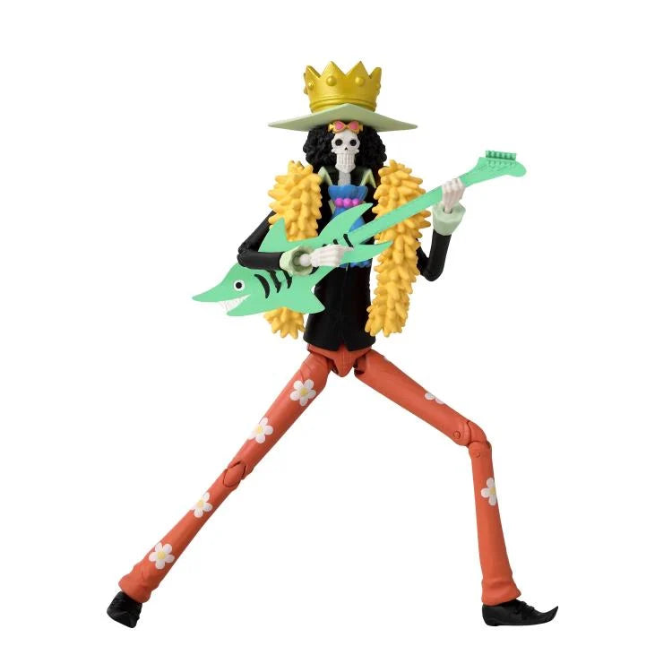 One Piece Anime Heroes Brook Action Figure - Official Licensed Collectible for Fans & Gift Ideas | Perfect for Display, Cosplay, and Anime Merchandise Collections