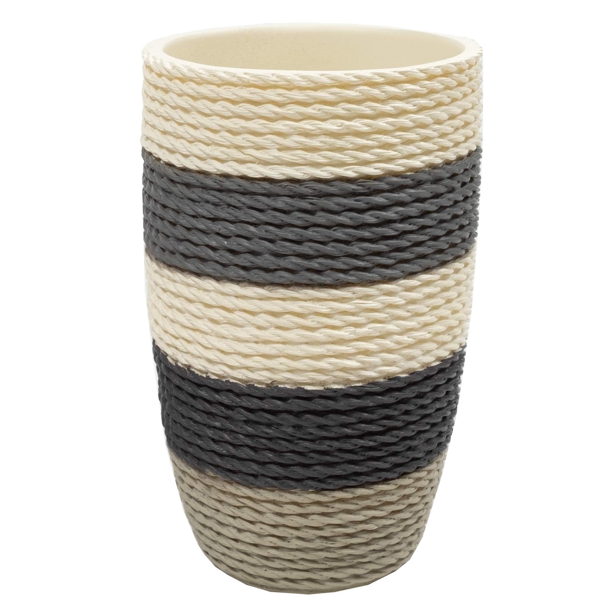 Modern Bathroom Accessories Set - Classic Contemporary Shower Tub Décor with Tumbler & Twist Design | Sweet Home Collection for Stylish Bathroom Upgrade (Ideal for Home Spa, Guest Bathrooms & Luxury Hotel Decor)