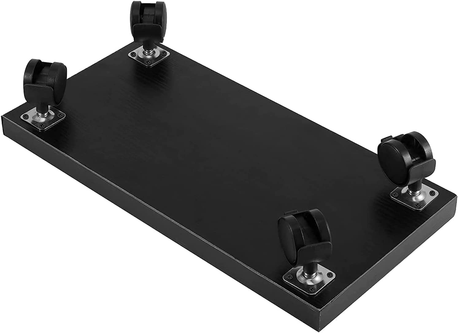 CPU Stand Computer Tower Cart with 4 Caster Wheels - Under Desk PC Stand Holder for Gaming & Office Setup | Space-Saving Computer Storage Solution