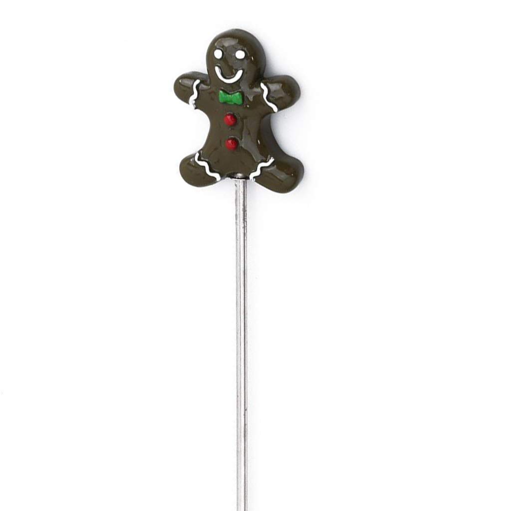 Premium Stainless Steel Cake Tester Baking Skewers - 12 Pack Gingerbread Man Cookie Decorating Tools for Baking, Cake Testing, Pastry, Desserts - Perfect for Home Bakers & Professional Chefs