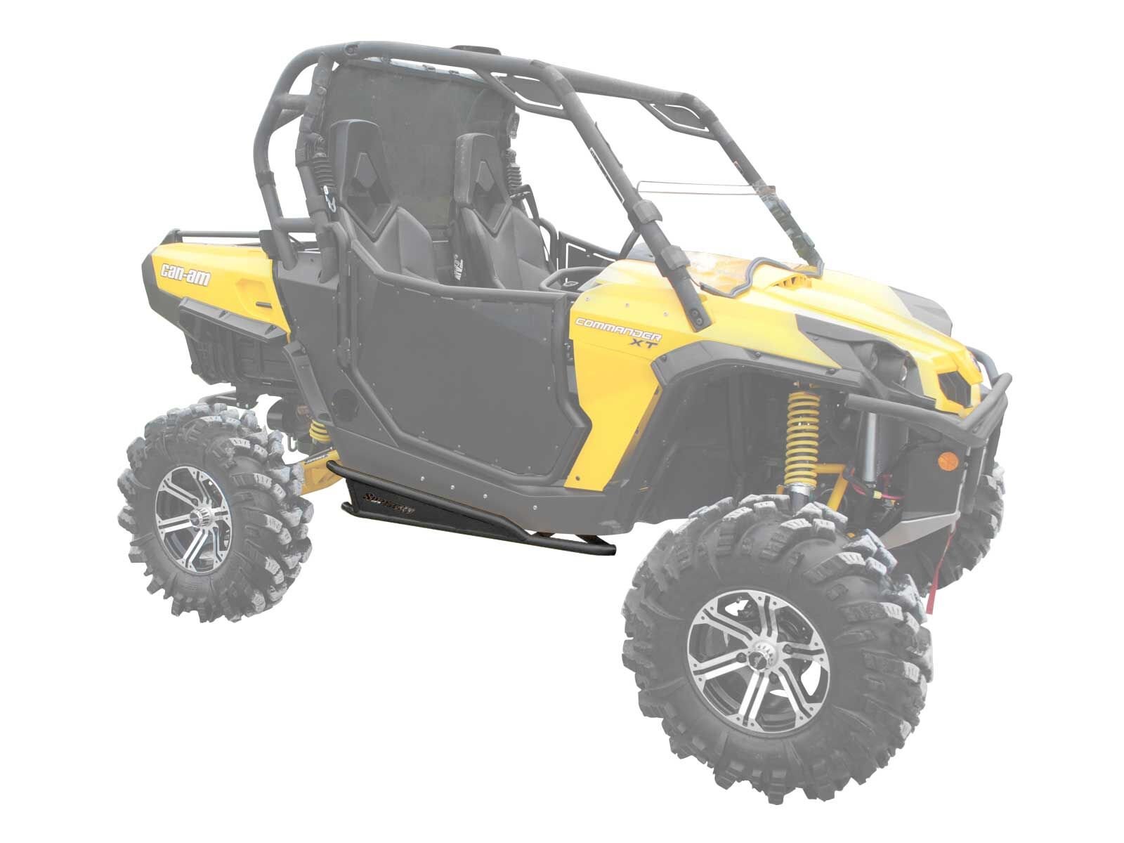 SuperATV Heavy Duty Rock Sliders Nerf Bars for 2010-2014 Can Am Commander 800/1000 | 1.75