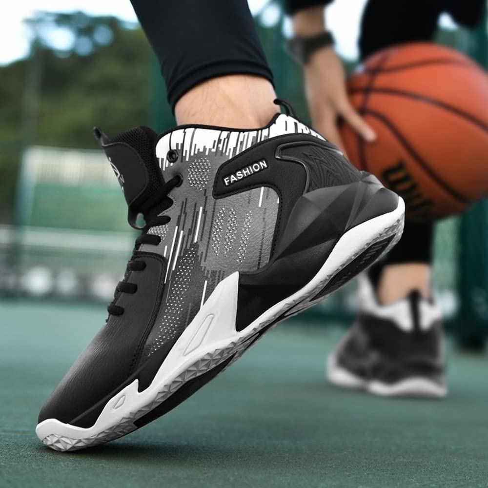 **Men's Basketball Running Sneakers - Lightweight Spring Sports Shoes for Outdoor & Gym Workouts**