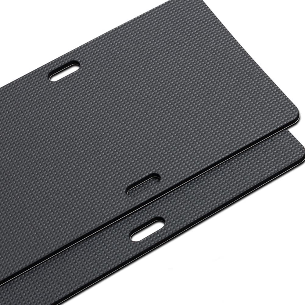 Shockproof EVA License Plate Protector Pad - 2 Pack, Anti-Vibration Noise Reduction Sponge for Car Plate Frame - Perfect for Reducing Rattle & Protecting Paint (Fits Most Vehicles)