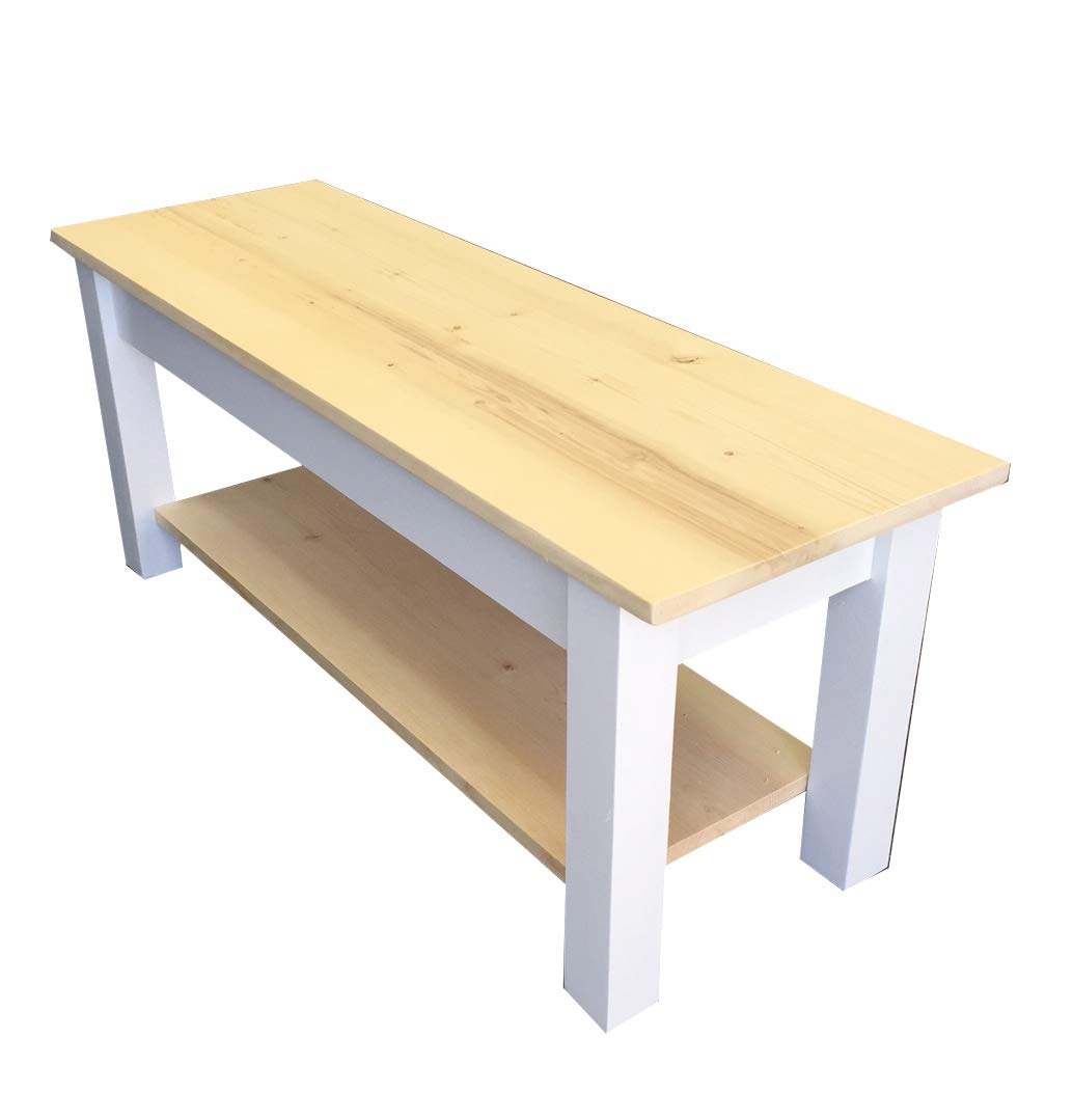 Nantucket Bench with Shelf - 66