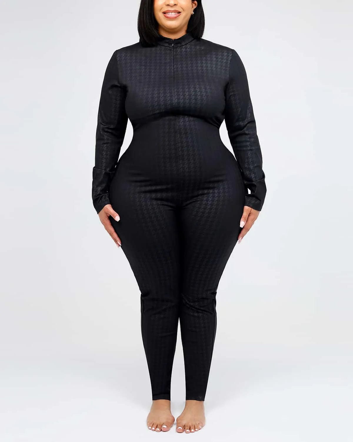 AirSlim® Classic Swallow Gird Shaping Jumpsuit for Women - Slimming Bodysuit with Waist Trainer & Butt Lifter - Perfect for Workout, Shapewear Under Dresses & Everyday Wear