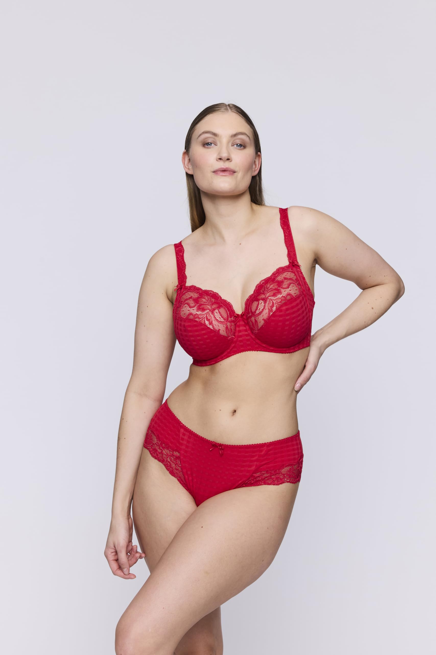 PrimaDonna Madison Side Support Bra 42E Full Coverage Underwire Bra - Scarlet Red for Plus Size Women | Comfortable Everyday Wear & Special Occasions
