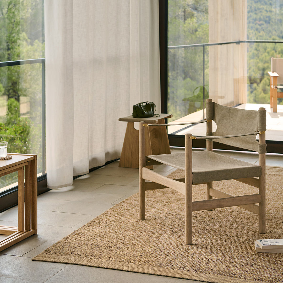 Borge Mogensen Canvas 21 Chair | Fredericia Furniture | Mid-Century Modern Dining Chair for Home & Office