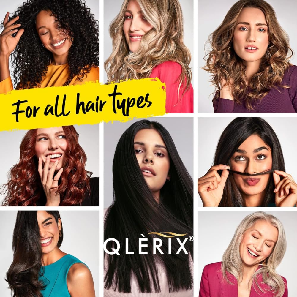 QLERIX Premium Keratin & Argan Oil Heat Protectant Hair Spray - Sulfate & Paraben Free Styling & Straightening Spray for Men & Women | Salon-Quality Protection for Blowouts, Flat Ironing & Daily Styling