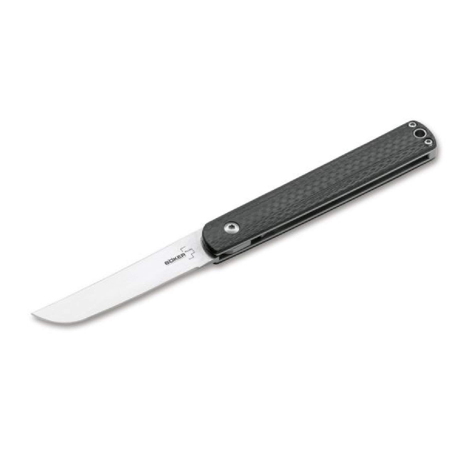 Boker 01BO632 Plus Wasabi Carbon Fiber Folding Knife - EDC Pocket Knife for Outdoor, Camping, Hiking & Everyday Carry | High-Quality Carbon Fiber Handle & Durable Blade