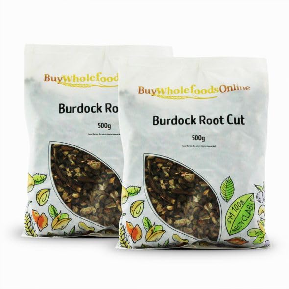 Organic Burdock Root 1kg (2.2lb) - Premium Dried Herbal Tea & Cooking Ingredient for Detox & Skin Health - Perfect for Herbal Remedies, Soups & Stir-Fries