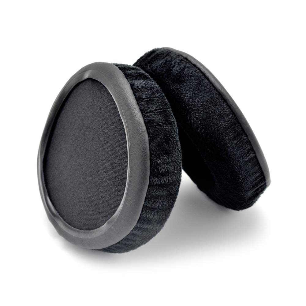Soft Velvet Ear Pads Replacement Cushions - Compatible with Razer Kraken HD440, V70, DN-HP1000 & HD-440 Headphones - Comfortable Foam Pillow Covers (Black) - Perfect for Gaming, Music & Long Wear Sessions