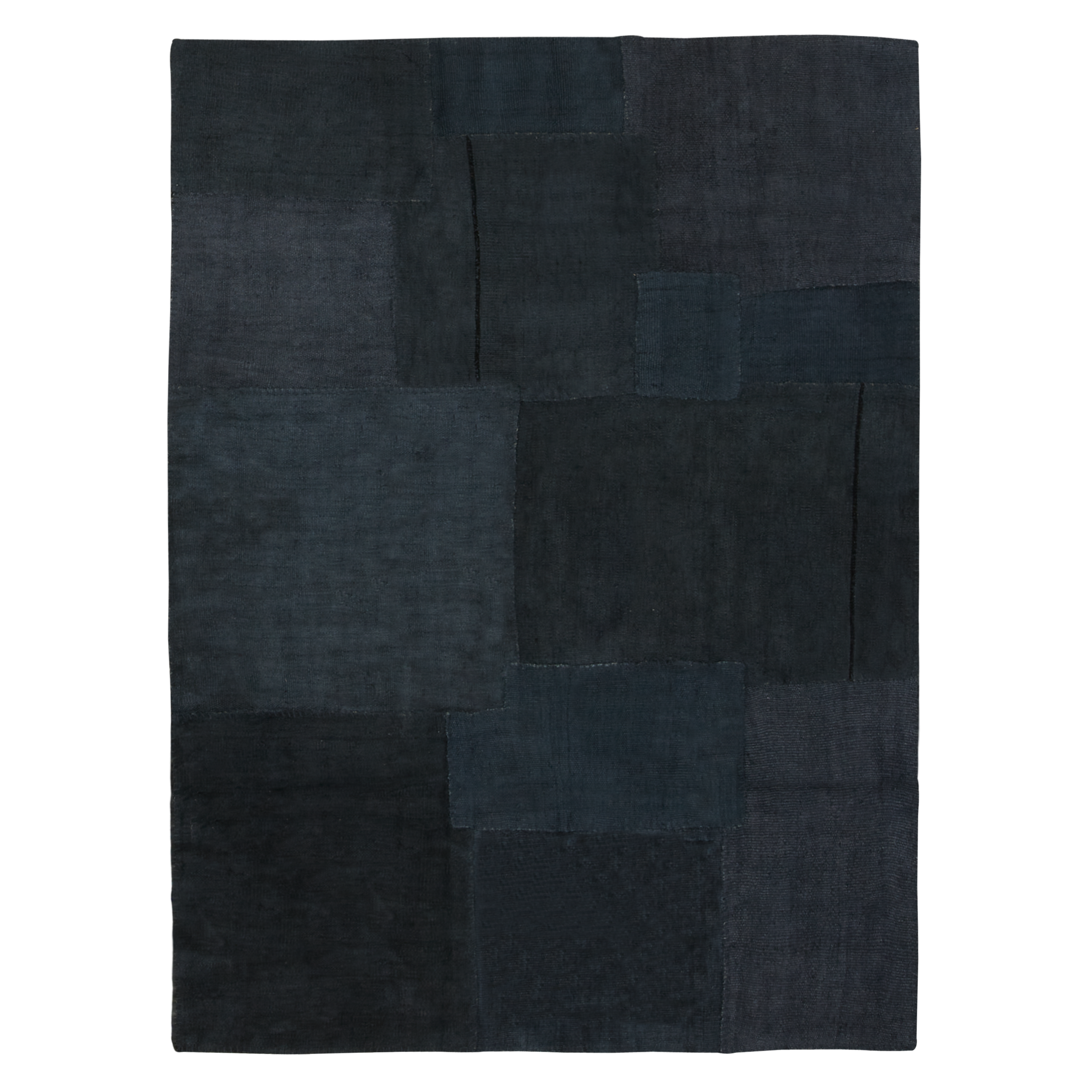Handmade Patchwork Kilim Rug 119704056000 - Bohemian Style Vintage Wool Carpet for Living Room, Bedroom & Home Decor