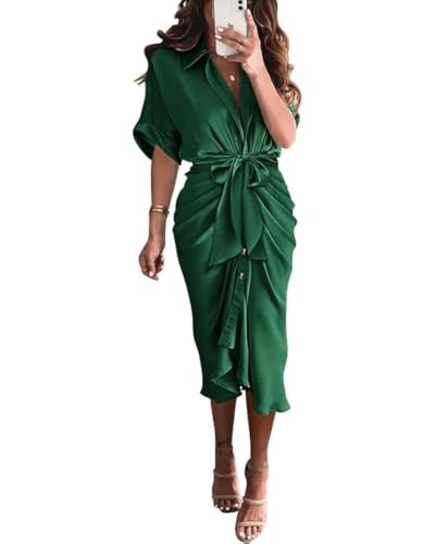 Short Sleeve Deep Green