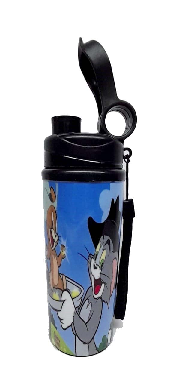 Tom & Jerry Themed Copper Water Bottle - Leak Proof Design, Premium Quality for Healthy Drinking | ORNATE INTERNATIONAL | Perfect for Home, Office, Gym & Outdoor Activities